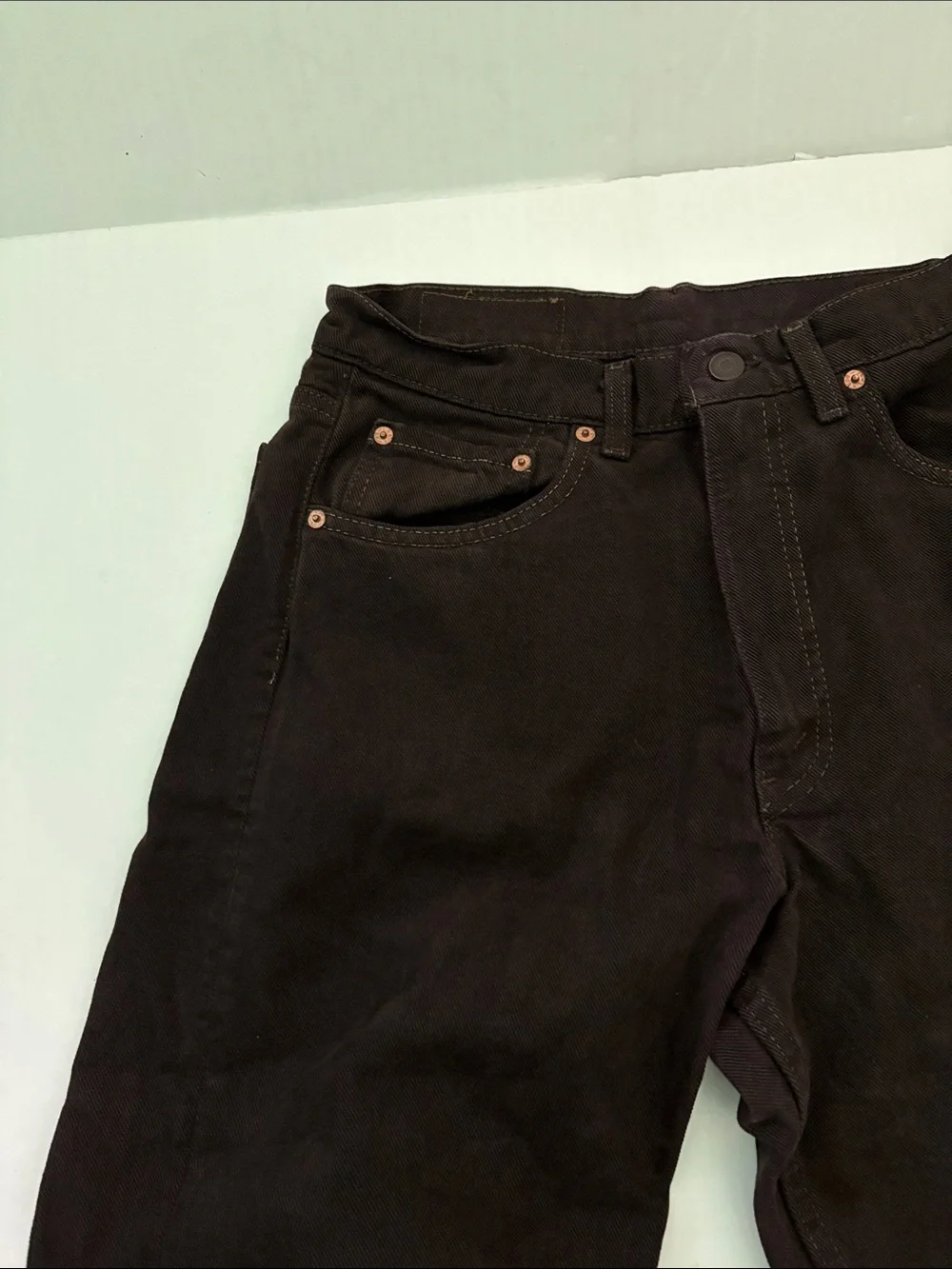 Levi’s 554 Men’s Vintage Size 31 X 36 Relaxed Fit Straight Leg Brown Jeans
